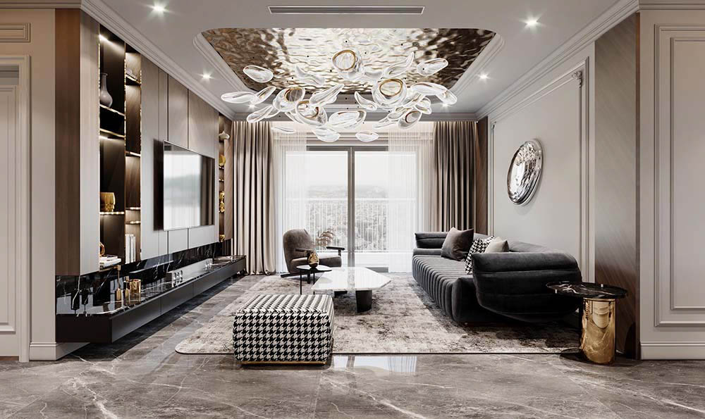 6 ý tưởng thiết kế căn hộ chung cư 4 phòng ngủ đẹp độc đáo