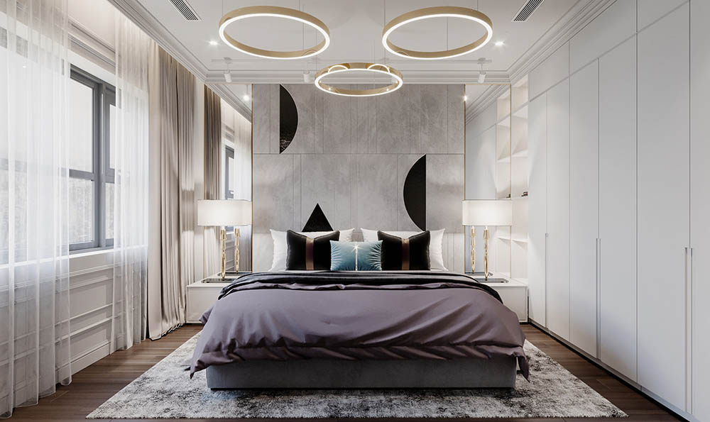 6 ý tưởng thiết kế căn hộ chung cư 4 phòng ngủ đẹp độc đáo