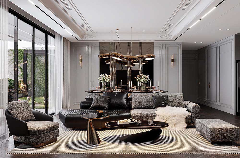 6 ý tưởng thiết kế căn hộ chung cư 4 phòng ngủ đẹp độc đáo