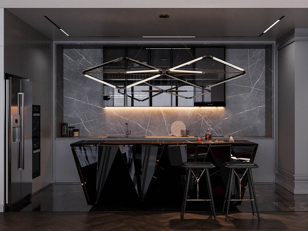 6 ý tưởng thiết kế căn hộ chung cư 4 phòng ngủ đẹp độc đáo