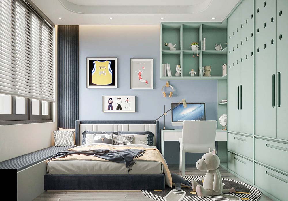 Thiết kế nội thất nhà lệch tầng sang trọng hợp phong thủy