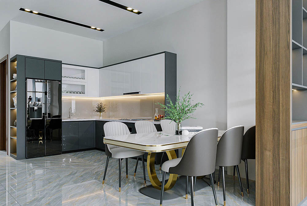 Tổng hợp 7 mẫu thiết kế nội thất nhà ống 3 tầng đẹp xuất sắc