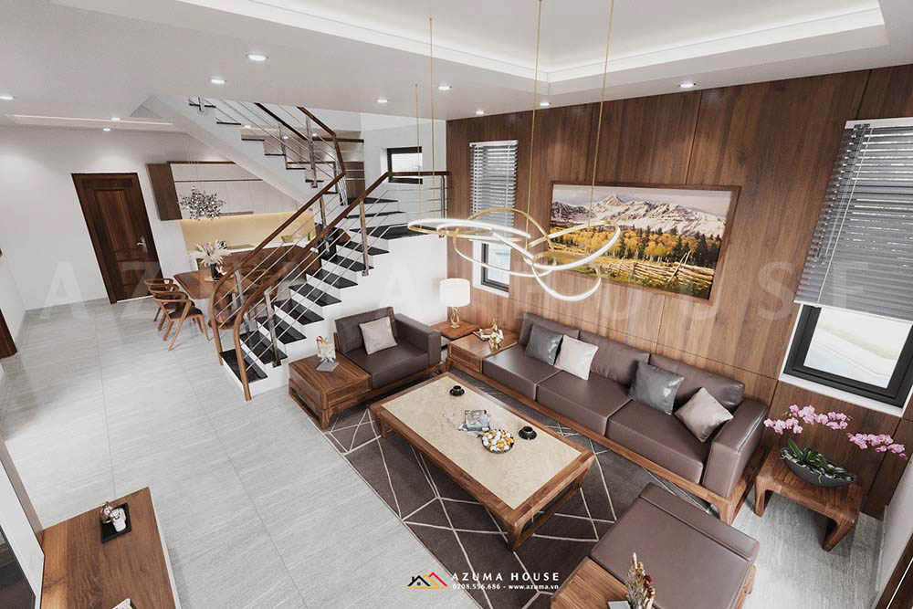 Tổng hợp 7 mẫu thiết kế nội thất nhà ống 3 tầng đẹp xuất sắc