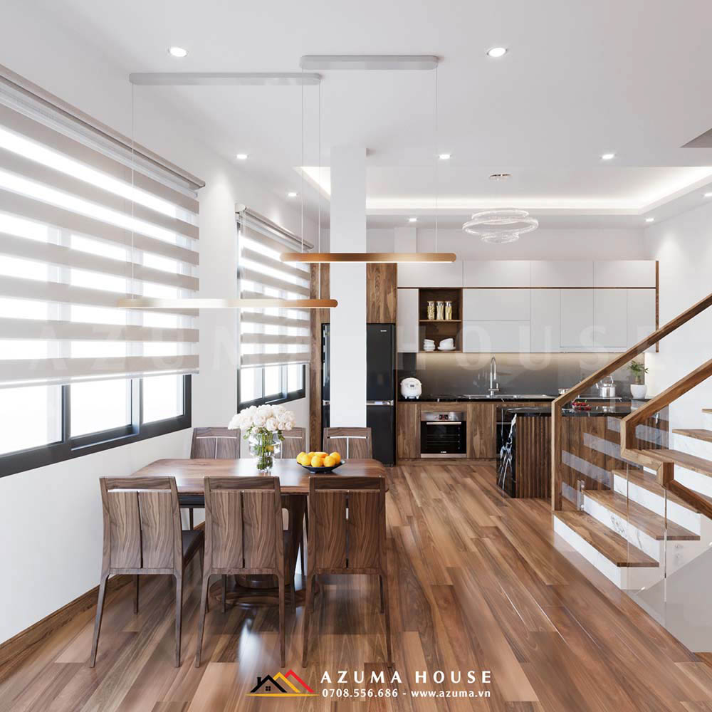 Tổng hợp 7 mẫu thiết kế nội thất nhà ống 3 tầng đẹp xuất sắc