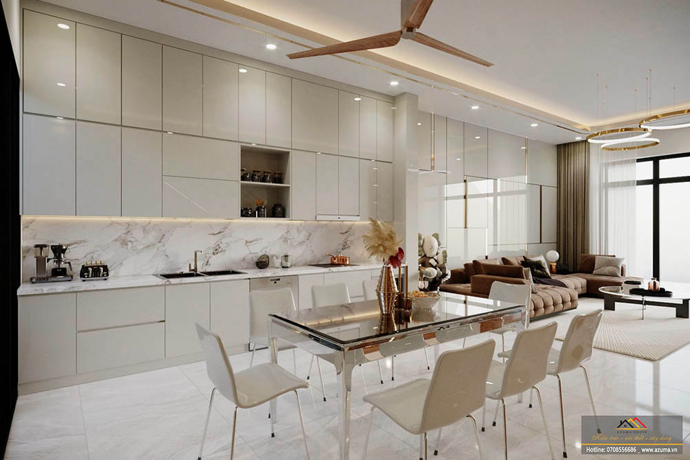 Tổng hợp 7 mẫu thiết kế nội thất nhà ống 3 tầng đẹp xuất sắc