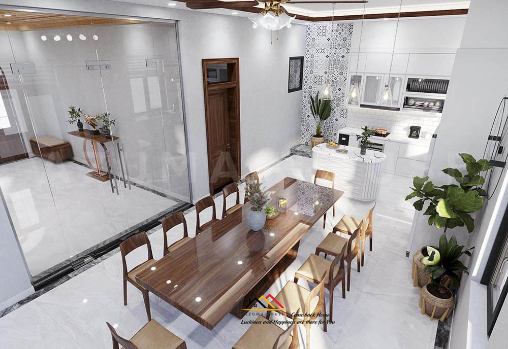 Tổng hợp 7 mẫu thiết kế nội thất nhà ống 3 tầng đẹp xuất sắc