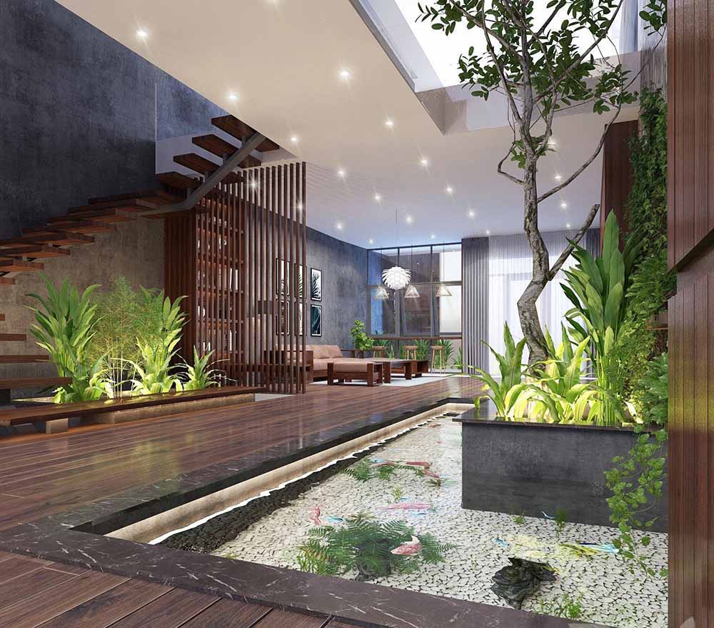 5+ mẫu thiết kế nội thất nhà ống 4 tầng hiện đại đẳng cấp