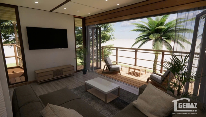 Nhà sàn Lắp ghép công nghệ Châu Âu - Công trình Khánh Vĩnh, Khánh Hòa